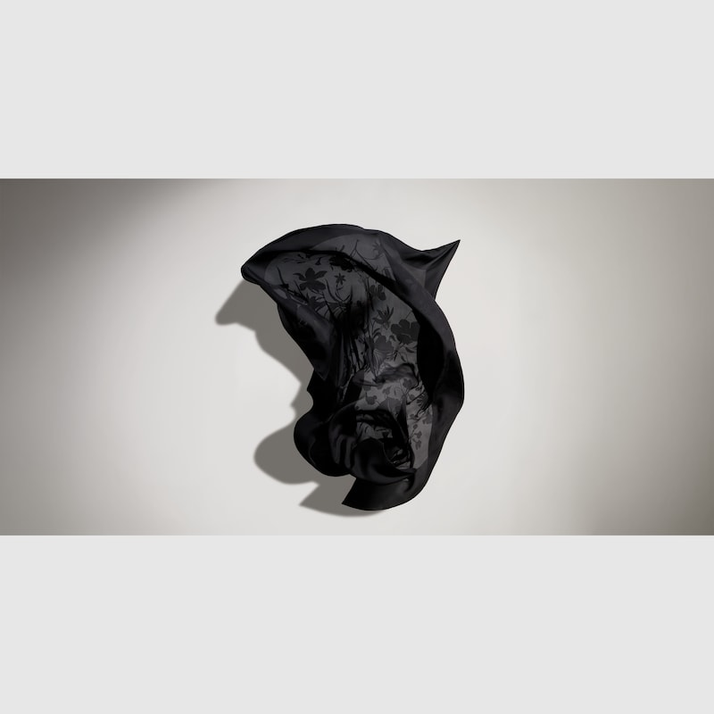 Gucci Printed Viscose Silk Devoré Shawl | Thumbnail 3 Gucci Printed Viscose Silk Devoré Shawl | Thumbnail 3