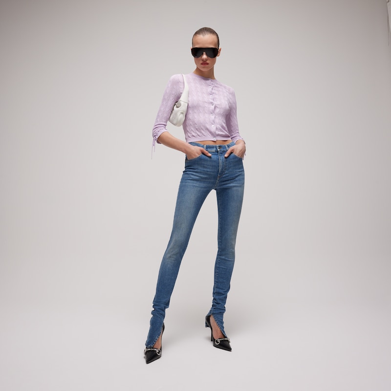 Gucci Braided Cotton Blend Cardigan | Thumbnail 2 Gucci Braided Cotton Blend Cardigan | Thumbnail 2