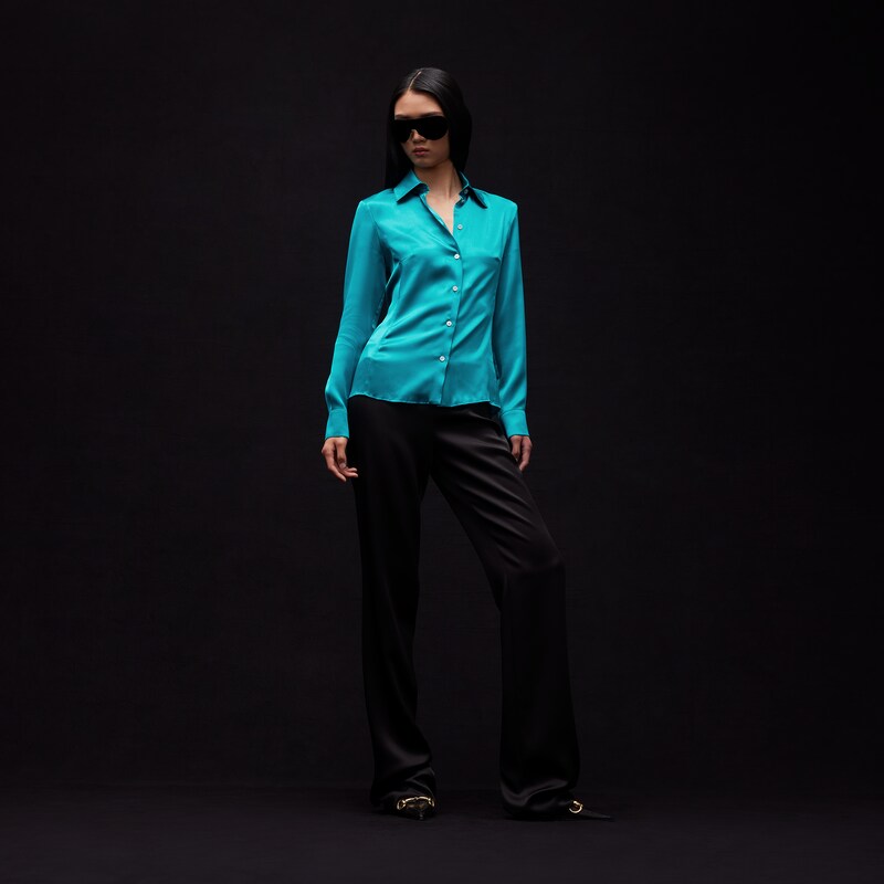 Gucci Silk Satin Shirt | Thumbnail 2