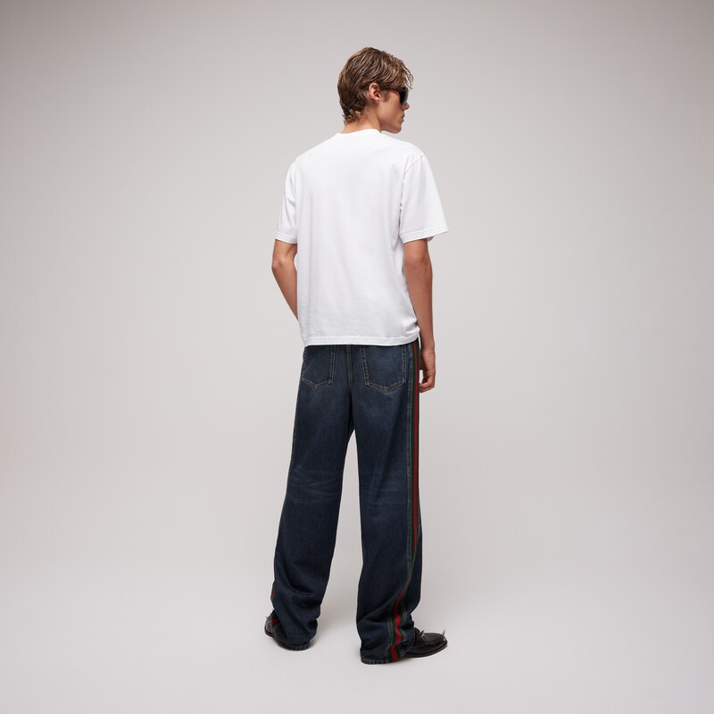 Gucci Cotton Jersey T-shirt With Print | Thumbnail 3 Gucci Cotton Jersey T-shirt With Print | Thumbnail 3