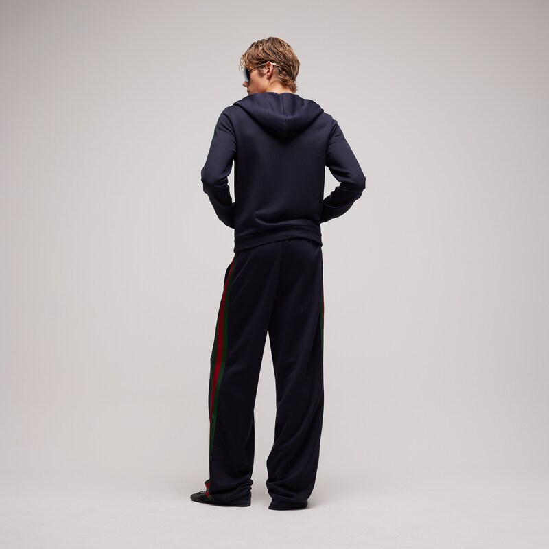 Gucci Silk Cotton Sportswear Pants With Web | Thumbnail 3 Gucci Silk Cotton Sportswear Pants With Web | Thumbnail 3