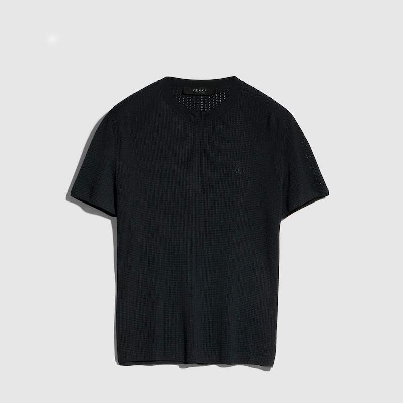Gucci Technical Knit Fabric T-shirt