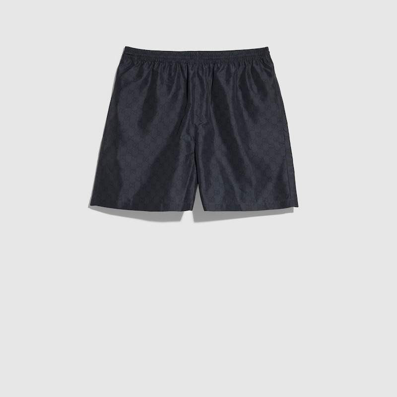 Gucci Printed Polyester Poplin Swim Shorts