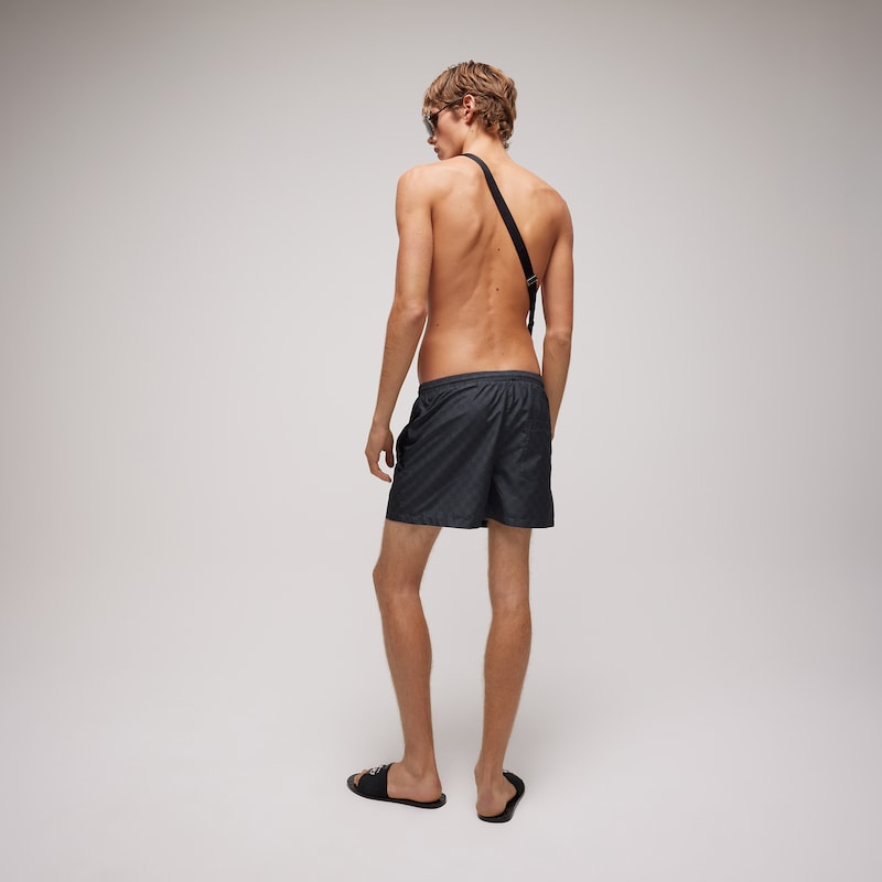 Gucci Printed Polyester Poplin Swim Shorts | Thumbnail 3 Gucci Printed Polyester Poplin Swim Shorts | Thumbnail 3