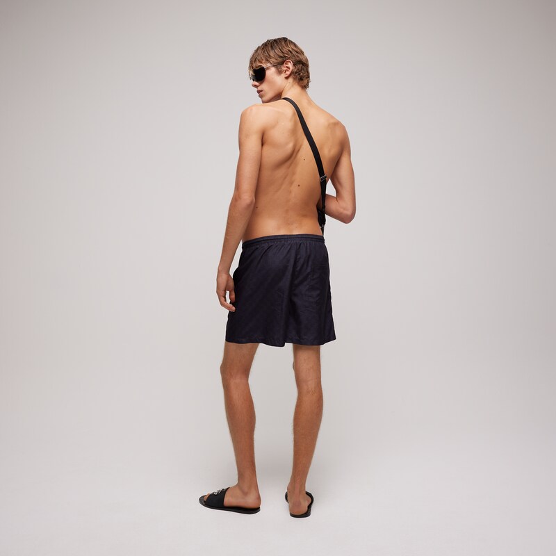 Gucci Printed Polyester Poplin Swim Shorts | Thumbnail 3 Gucci Printed Polyester Poplin Swim Shorts | Thumbnail 3