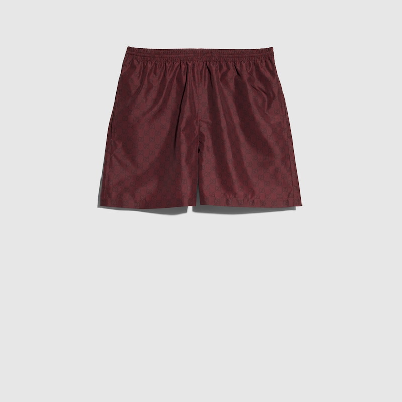 Gucci Printed Polyester Poplin Swim Shorts