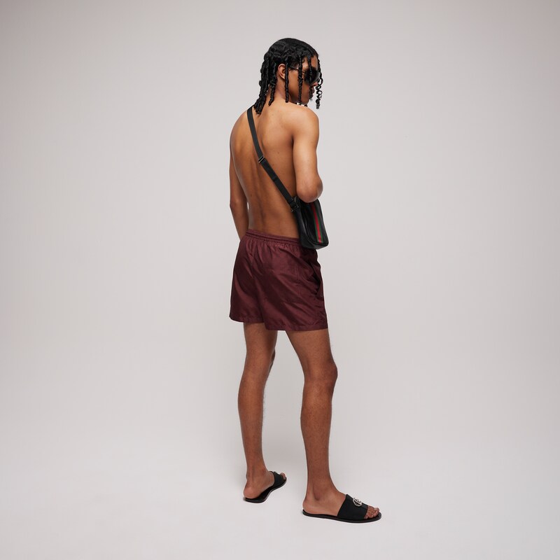 Gucci Printed Polyester Poplin Swim Shorts | Thumbnail 3 Gucci Printed Polyester Poplin Swim Shorts | Thumbnail 3