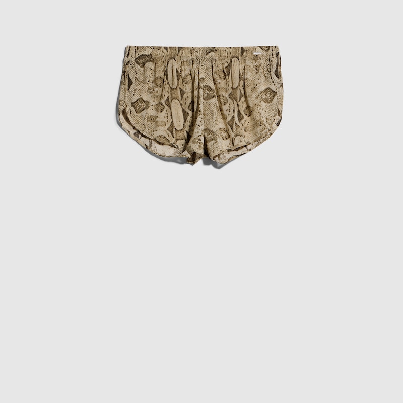 Printed Silk Shorts Printed Silk Shorts