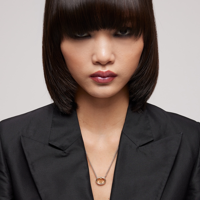 Gucci Interlocking Pendant Chain Necklace | Thumbnail 2 Gucci Interlocking Pendant Chain Necklace | Thumbnail 2
