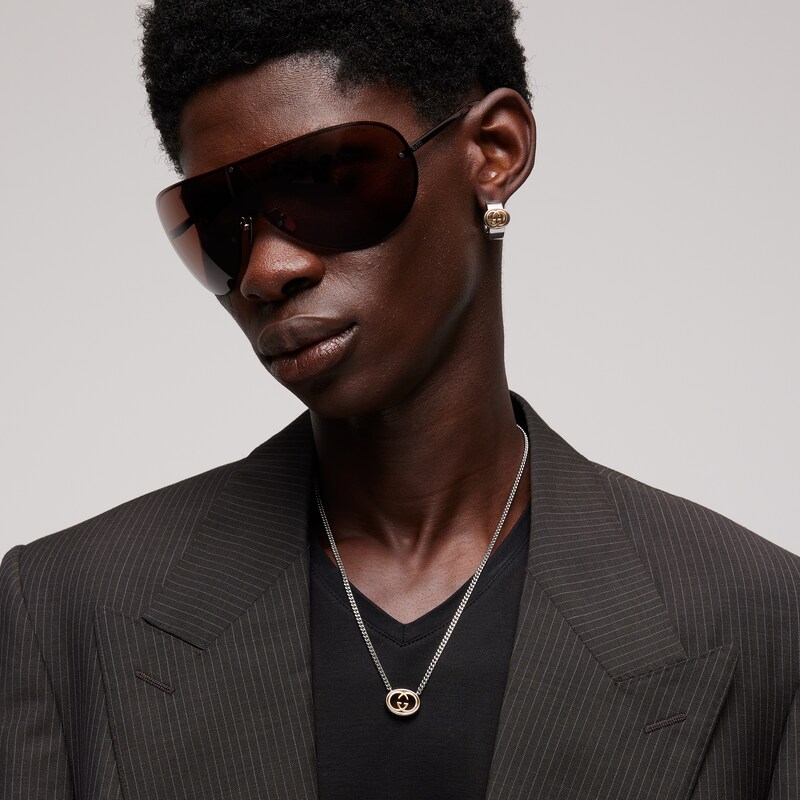 Gucci Interlocking Pendant Chain Necklace | Thumbnail 3 Gucci Interlocking Pendant Chain Necklace | Thumbnail 3