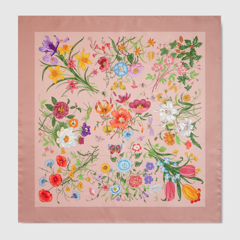 Gucci Printed Silk Twill Carré