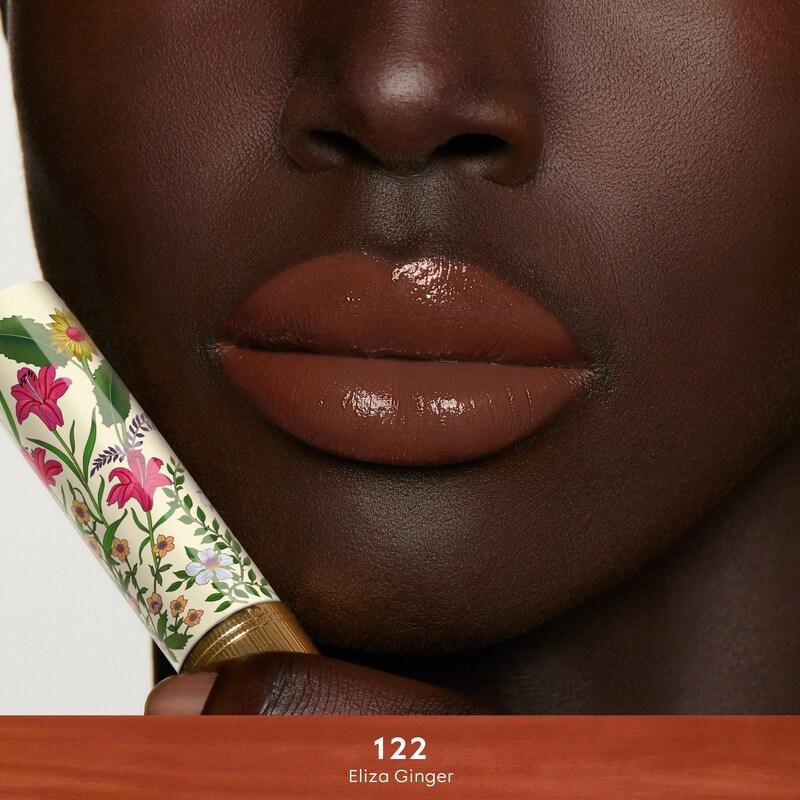 Gucci 122 Eliza Ginger, Limited-Edition Flora Rouge De Beauté Brillant | Thumbnail 3 Gucci 122 Eliza Ginger, Limited-Edition Flora Rouge De Beauté Brillant | Thumbnail 3