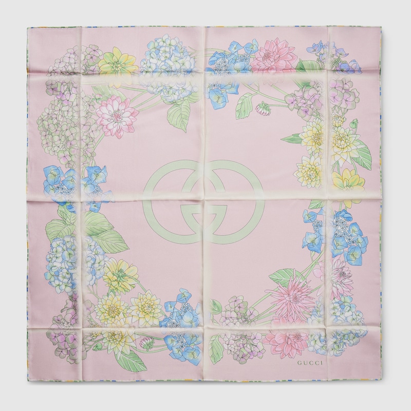 Gucci Printed Silk Twill Carré