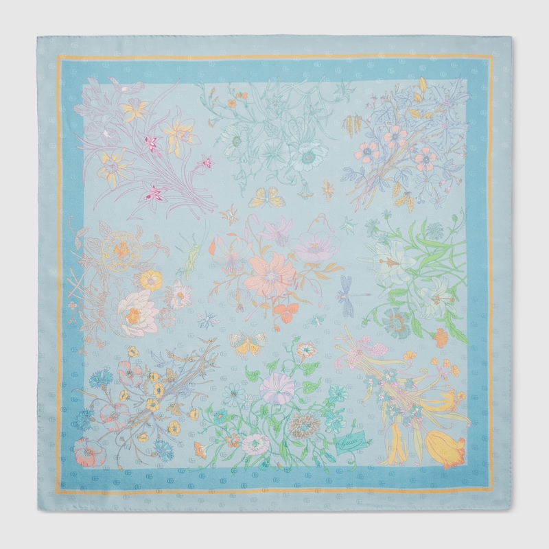 Gucci Printed Silk Twill Carré
