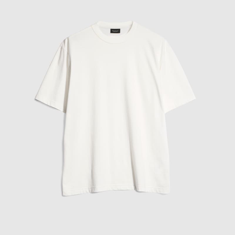 Gucci Cotton Silk Jersey T-shirt With Embroidery