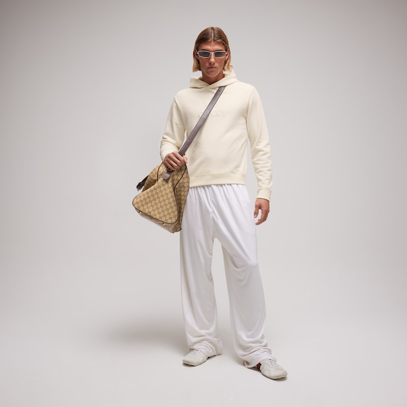 Gucci Cashmere Jersey Sweatshirt With Embroidery | Thumbnail 2 Gucci Cashmere Jersey Sweatshirt With Embroidery | Thumbnail 2