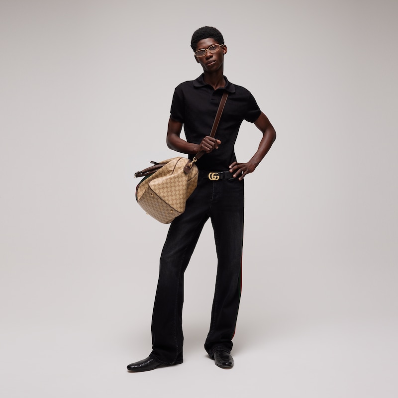 Gucci GG Technical Jersey Jacquard Polo Shirt | Thumbnail 2 Gucci GG Technical Jersey Jacquard Polo Shirt | Thumbnail 2