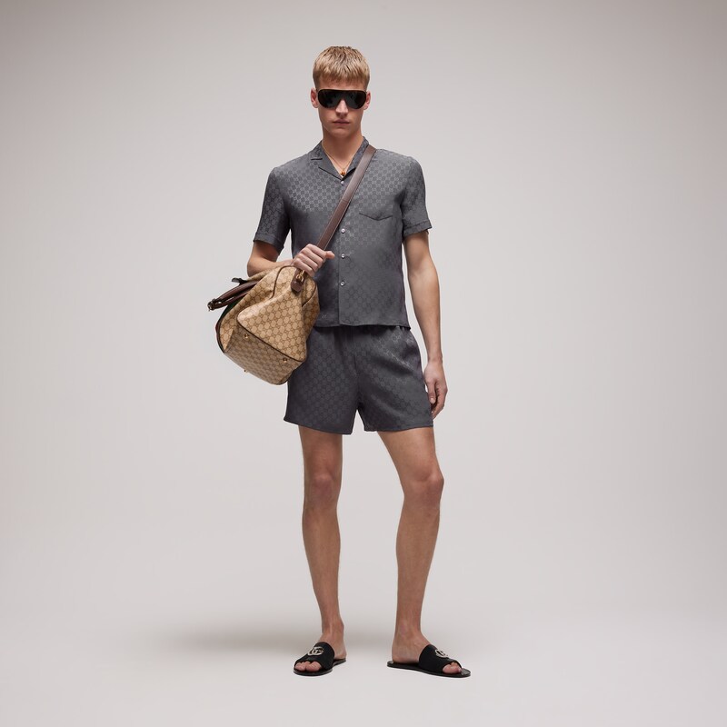 Gucci GG Silk Jacquard Shorts | Thumbnail 2