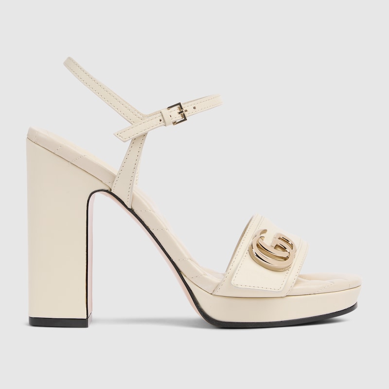 Gucci Platform Sandal With Double G