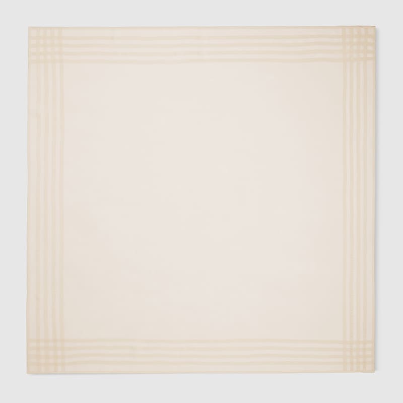 Gucci Lightweight Silk Jacquard Shawl