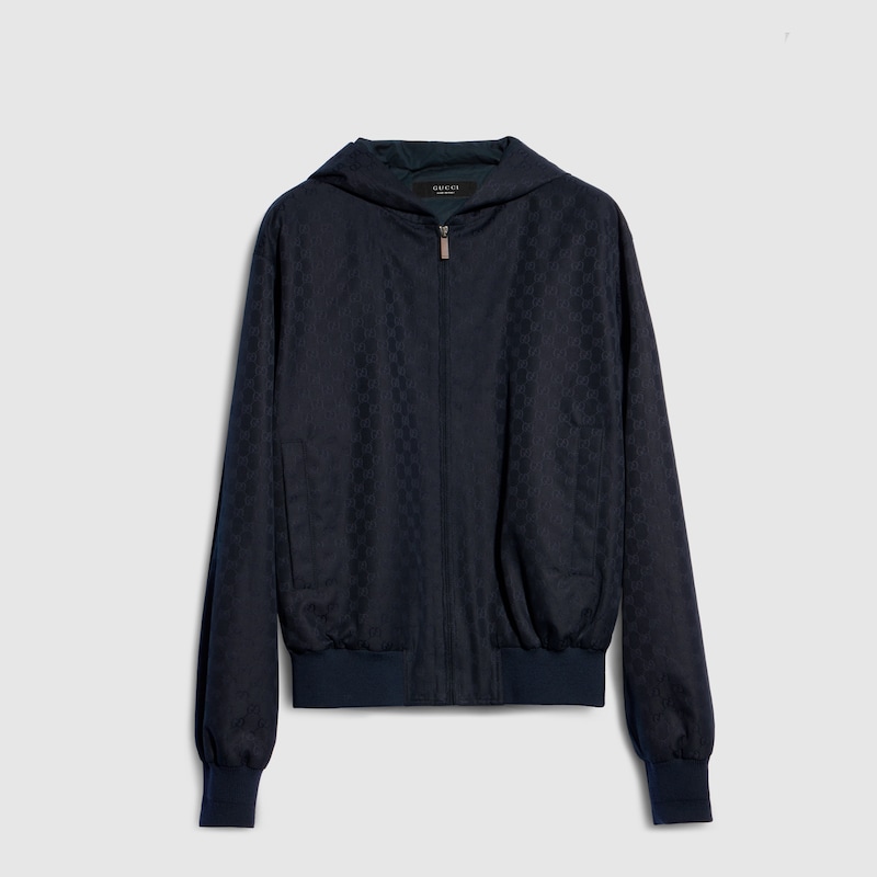Gucci GG Cotton Canvas Zip Jacket