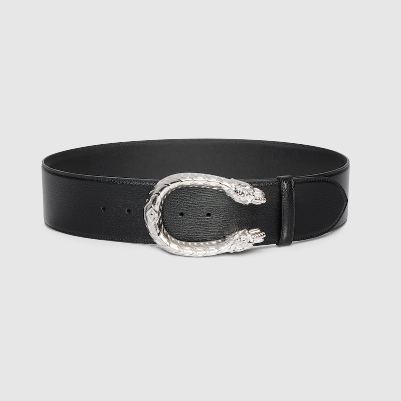Gucci Dionysus Wide Belt In Black