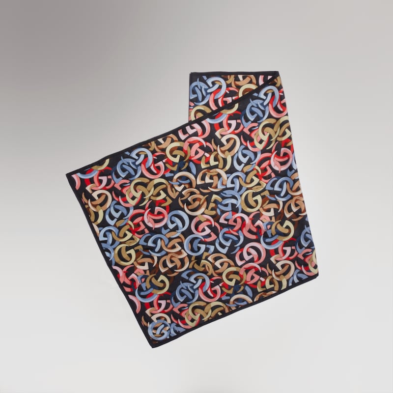 Gucci Double G Cotton Silk Jacquard Stole | Thumbnail 3 Gucci Double G Cotton Silk Jacquard Stole | Thumbnail 3