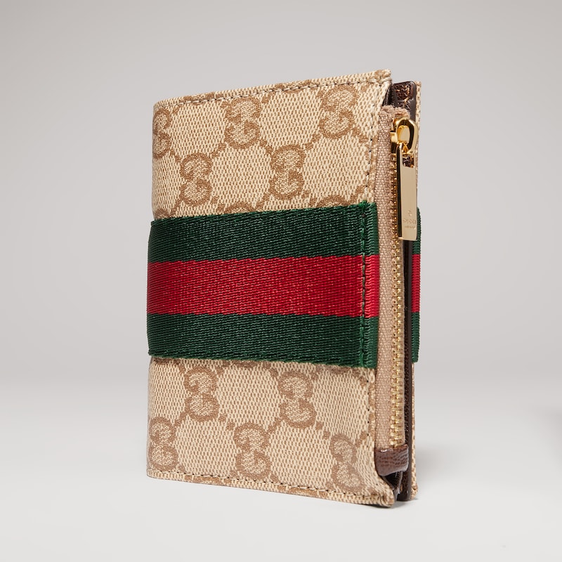 Gucci Small Wallet With Web | Thumbnail 3 Gucci Small Wallet With Web | Thumbnail 3