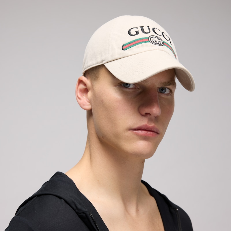 Gucci Cotton Baseball Hat With Embroidery | Thumbnail 2