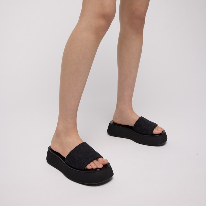 Gucci Flatform Slide Sandal | Thumbnail 3 Gucci Flatform Slide Sandal | Thumbnail 3