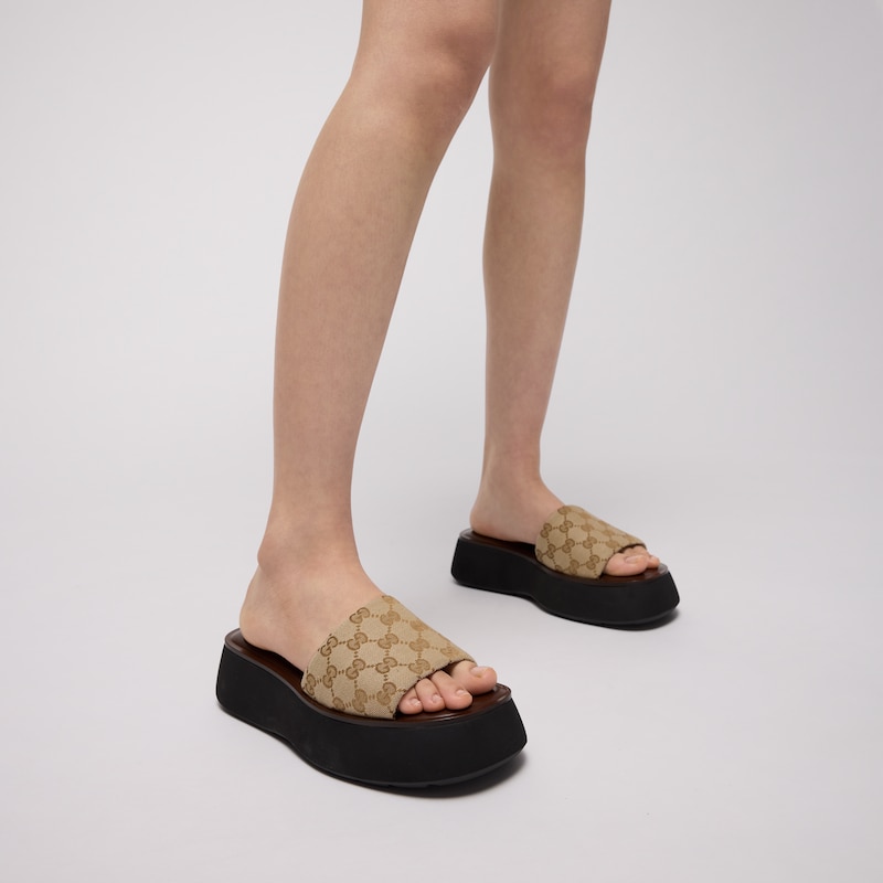 Gucci Flatform Slide Sandal | Thumbnail 3