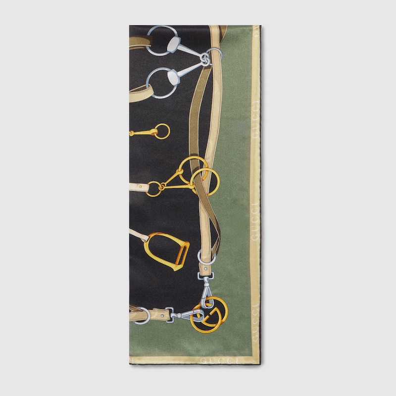 Printed Silk Twill Stole