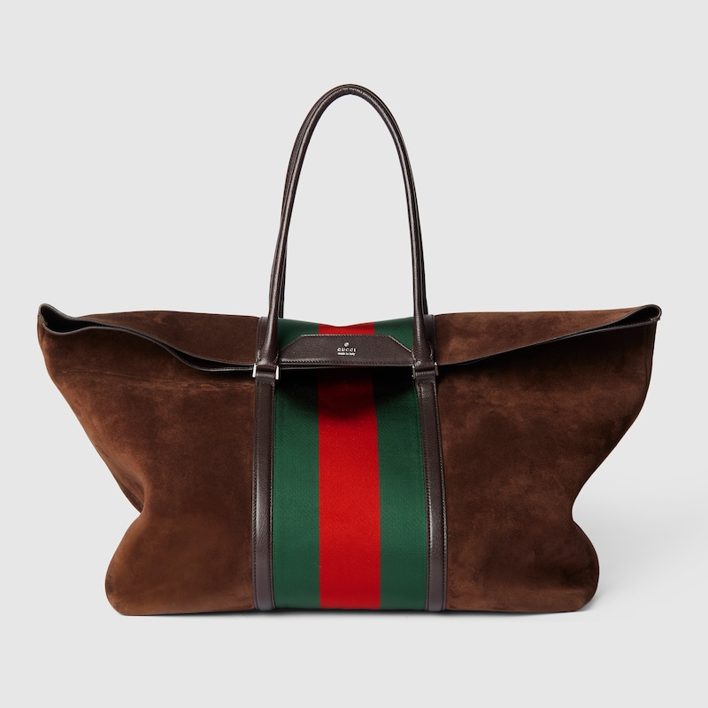 Gucci Medium Duffle Bag With Web