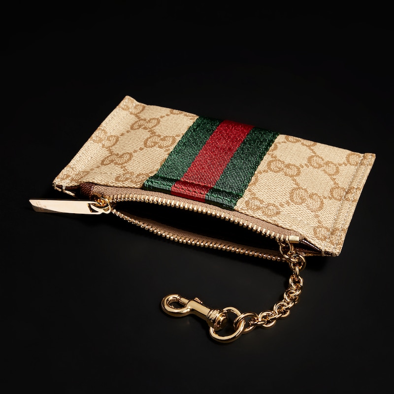 Gucci Mini Pouch With Web | Thumbnail 2 Gucci Mini Pouch With Web | Thumbnail 2