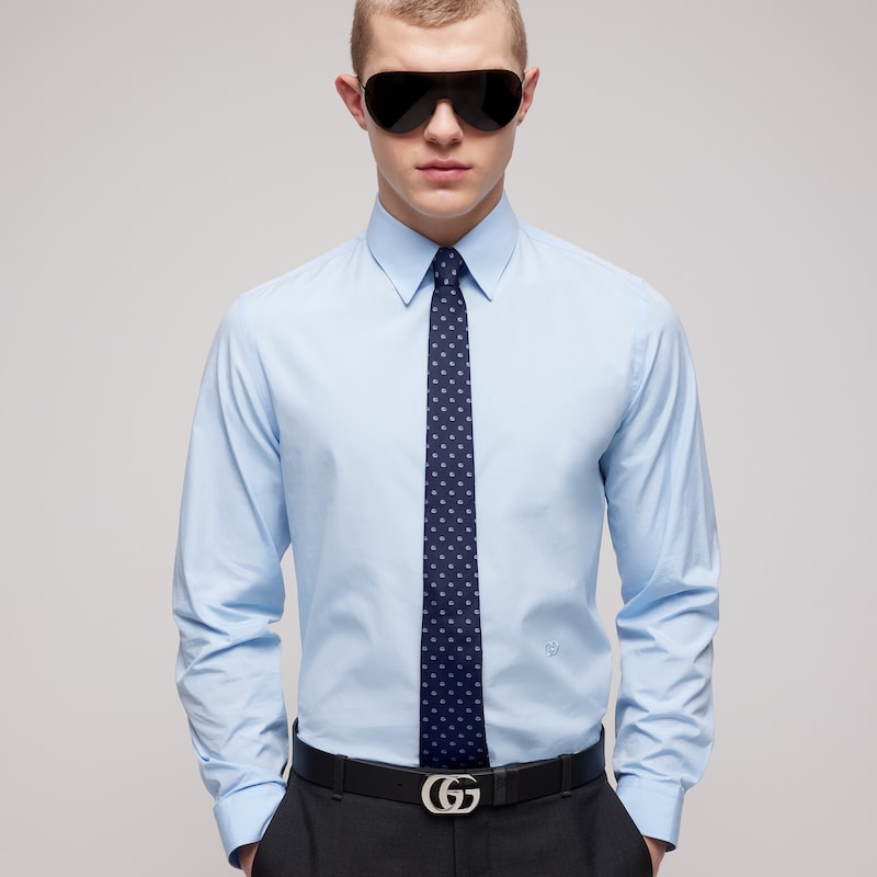 Gucci Double G Silk Jacquard Tie | Thumbnail 2 Gucci Double G Silk Jacquard Tie | Thumbnail 2