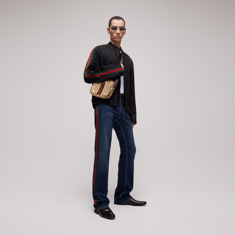 Gucci GG Mini Bag With Web | Thumbnail 3 Gucci GG Mini Bag With Web | Thumbnail 3