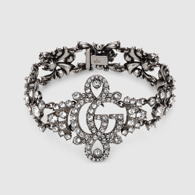 Gucci GG Marmont Crystal Bracelet