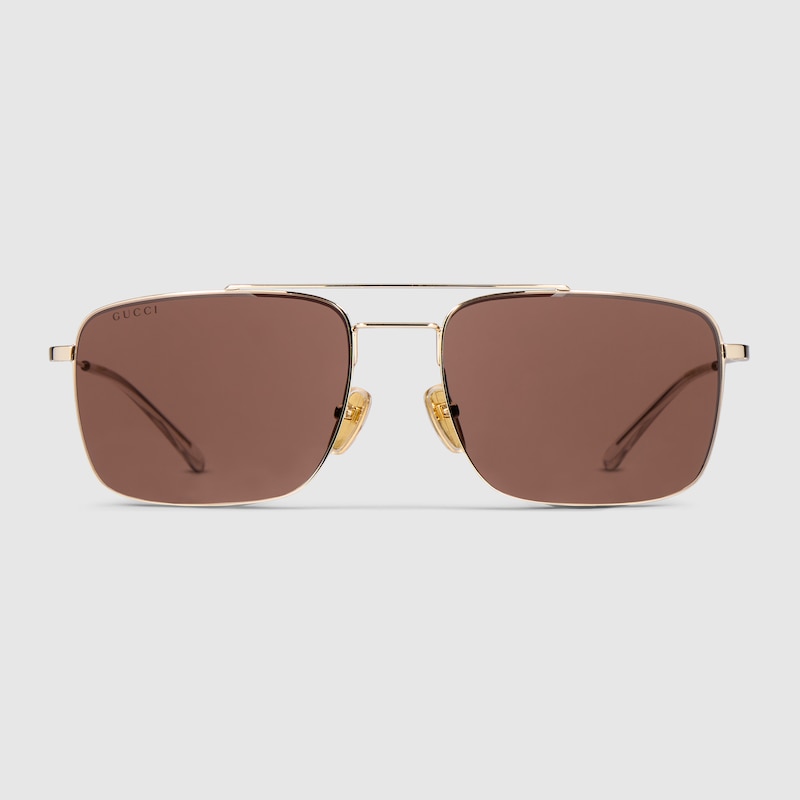 Gucci Specialized-fit Navigator Sunglasses