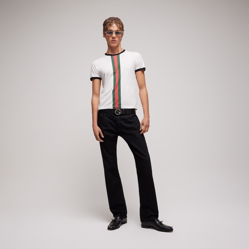 Gucci Cotton Jersey T-shirt With Print | Thumbnail 2 Gucci Cotton Jersey T-shirt With Print | Thumbnail 2