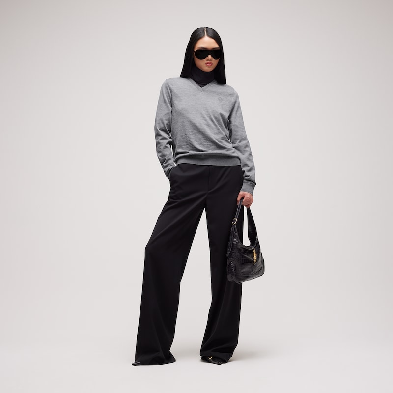Gucci Fine Wool Sweater With Embroidery | Thumbnail 2