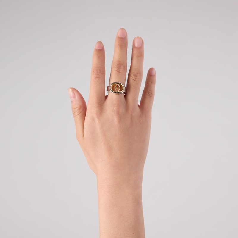 Gucci Interlocking Cut-out Ring | Thumbnail 2