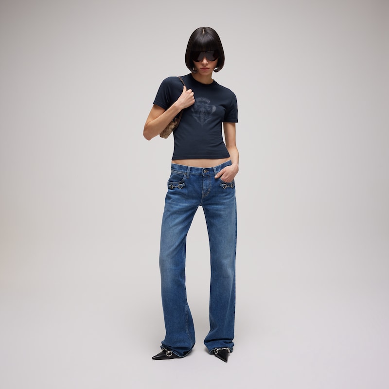 Gucci Cotton Jersey T-shirt With Print | Thumbnail 2 Gucci Cotton Jersey T-shirt With Print | Thumbnail 2
