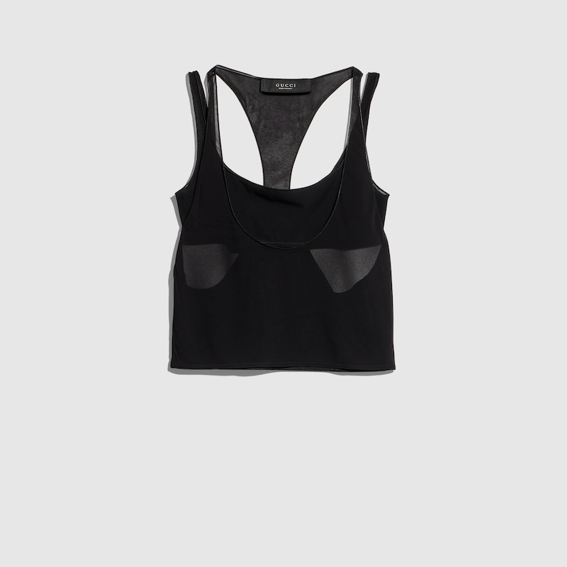 Gucci Light Crêpe Jersey Bralette Set