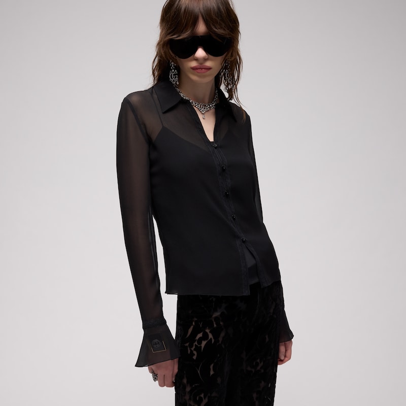 Gucci Light Silk Georgette Shirt | Thumbnail 3 Gucci Light Silk Georgette Shirt | Thumbnail 3