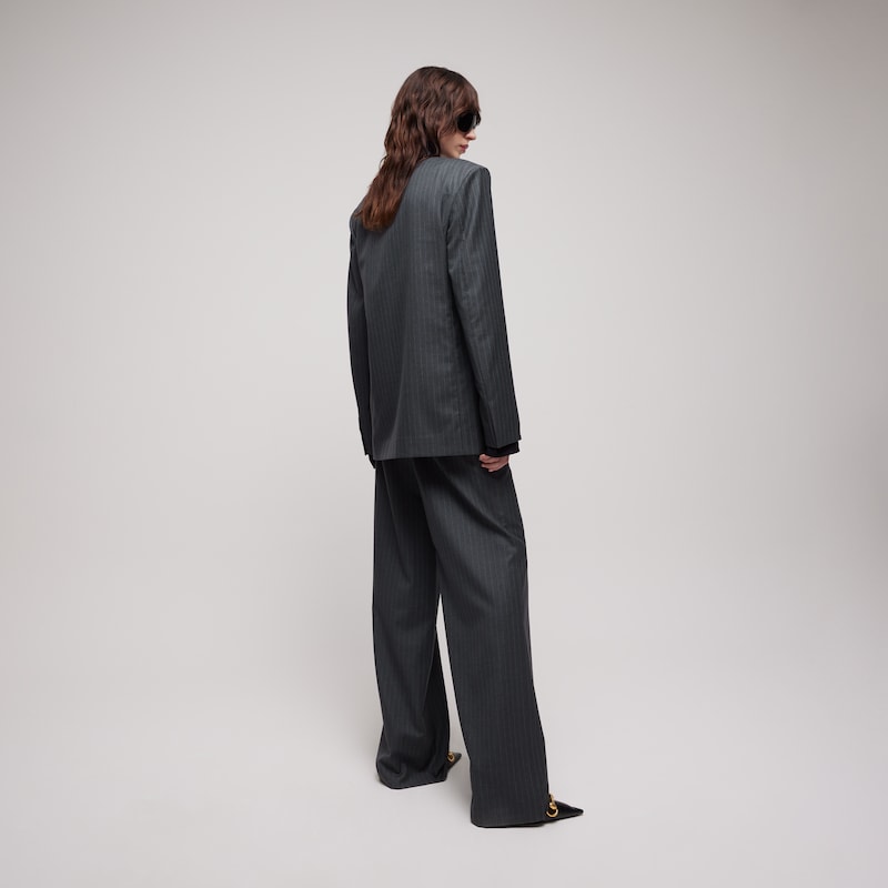 Gucci Pinstripe Wool Pants | Thumbnail 3
