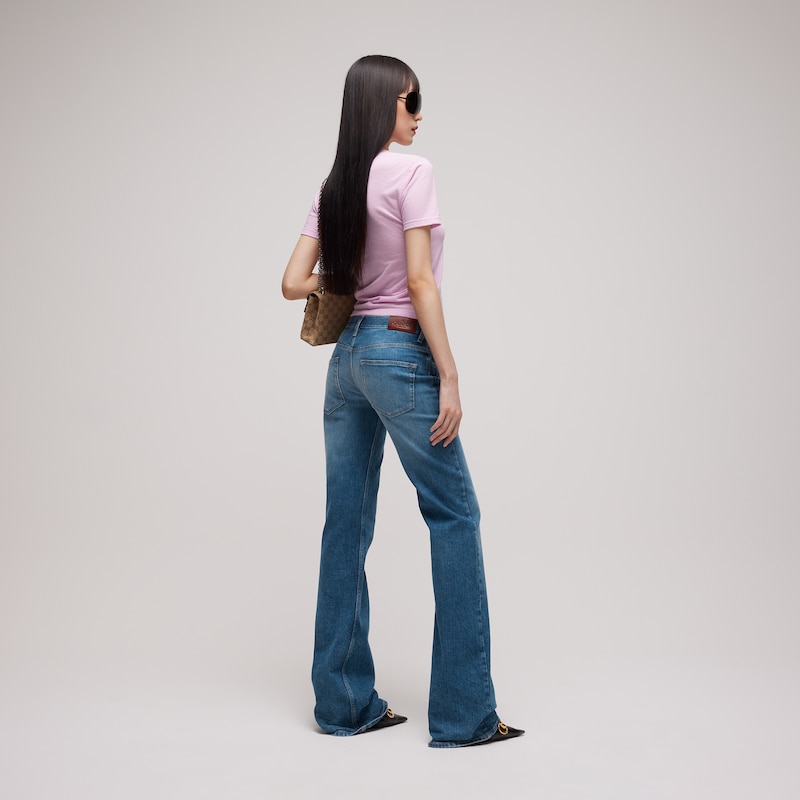 Gucci Stretch Cotton Denim With Horsebit | Thumbnail 3 Gucci Stretch Cotton Denim With Horsebit | Thumbnail 3