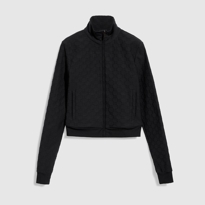 GG Jersey Jacquard Zip Jacket GG Jersey Jacquard Zip Jacket