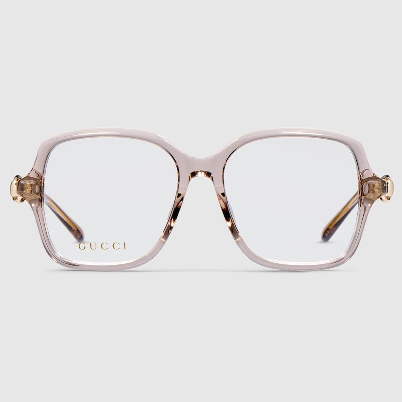 Gucci Butterfly Optical Frame In Brown