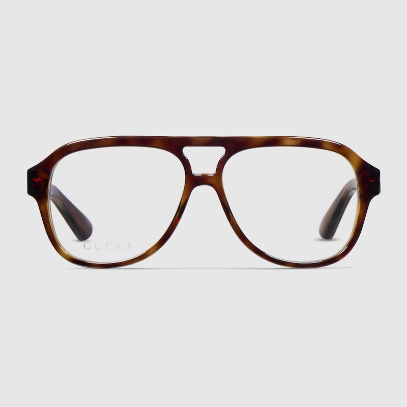 Gucci Navigator Optical Frame In Brown