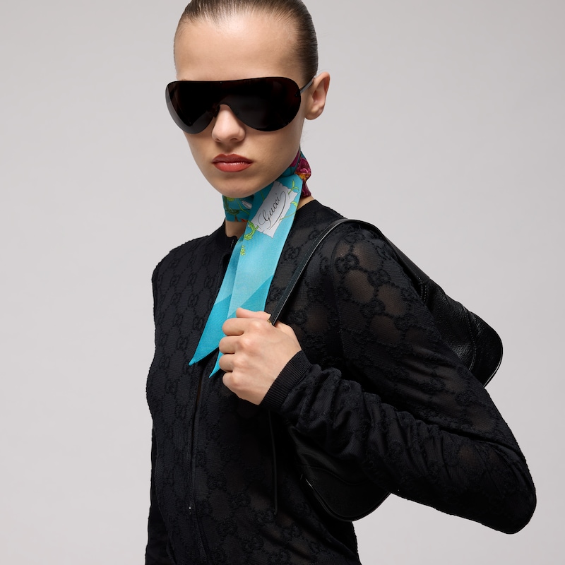 Gucci Printed Silk Twill Ribbon | Thumbnail 2